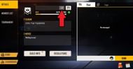 After the guild section opens up, users should click on this icon (Image via Free Fire)